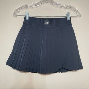 Abercrombie Kids Girls YPB Athletic Pleated Skort/Skirt Black Sz 9/10 NWT